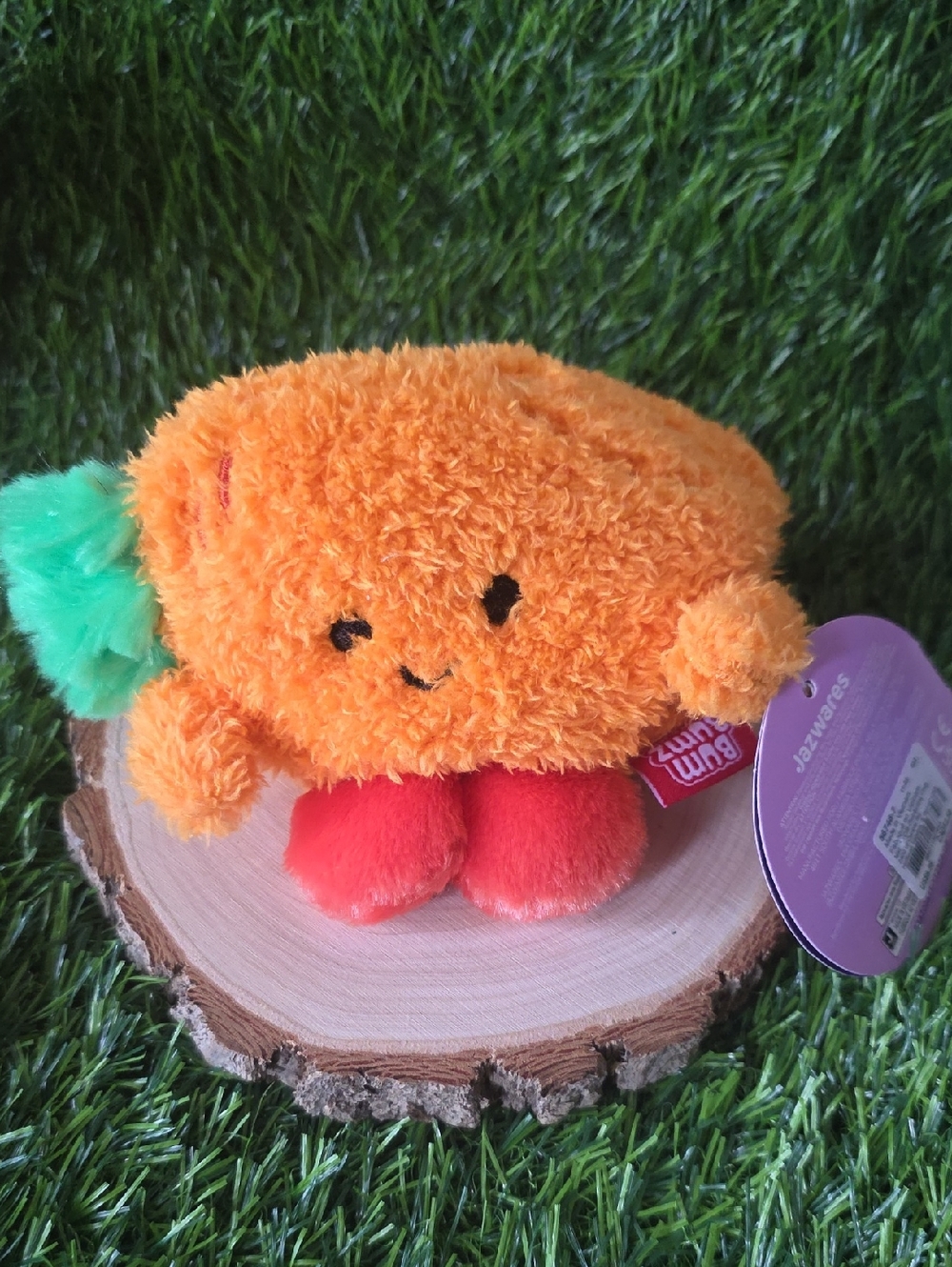 Bum Bumz 8" Carson Carrot Plush With Tag